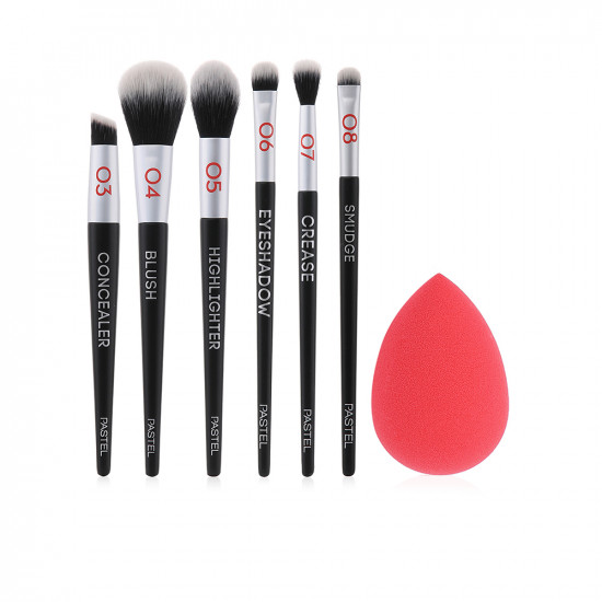 Makeup Brushes Set - 6 pcs