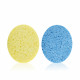 Natural Bath Sponge 2 pcs - Blue & Yellow