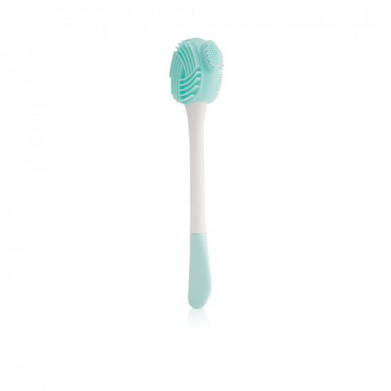 3 Division Double Sided Face Brush - White & Blue Skin Care Tools