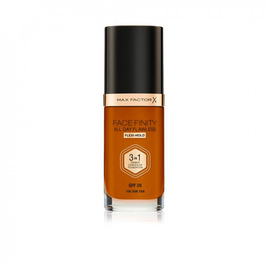 Facefinity All Day Flawless 3 In 1 Foundation - N 100 - Sun Tan
