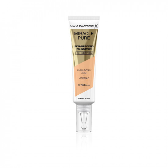 Miracle Pure Skin Improving Foundation With SPF 30 - N 30 - Porcelain Liquid Foundation